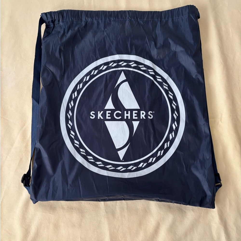 Skechers Dark Blue Drawstring Backpack